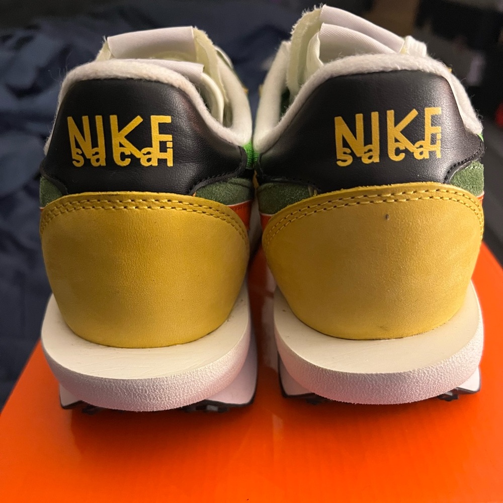 Nike X Sacai Waffle LD Green Gusto size 9US Mens worn once! Mint condition! - Picture 5 of 11